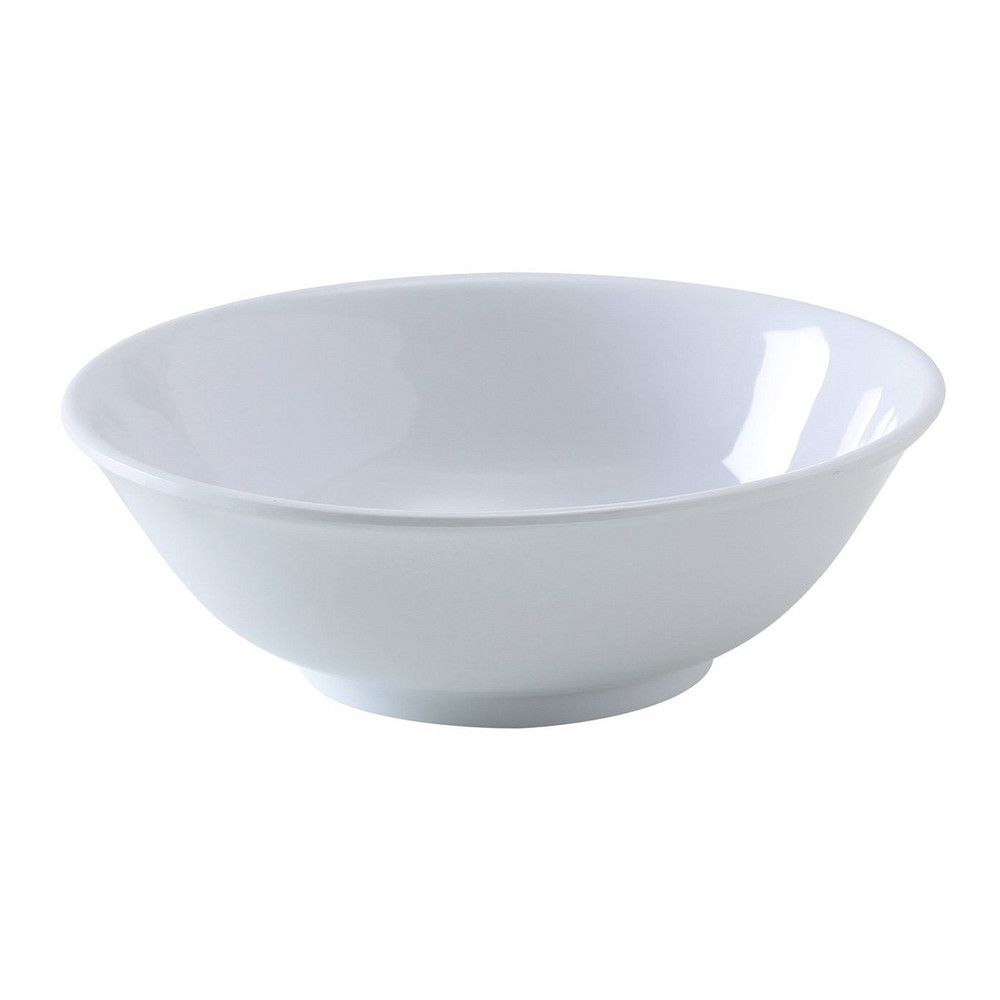 Yanco Rimless Bowl NS-5060W is made from durable and reliable melamine material, which makes the bowl look like ceramics. You can use these unique heavy-weight round bowls to serve such dishes like rice, soups, salads or side dishes. Thanks to the elegant Nessico collection style, the bowl will perfectly fit any food-serving establishment design.