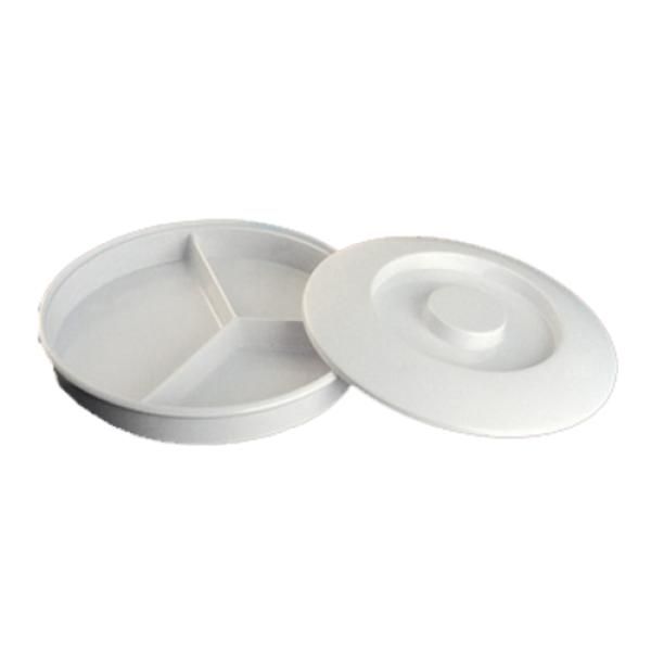 Yanco Deep Divided Server With Lid NS-608-1W is a perfect solution for your food-serving establishment. It can be used for serving fresh-baked tortillas, pies or other appetizers. Manufactured from durable and reliable melamine, this dinnerware is popular for being unbreakable and affordable at the same time. All items in the Nessico collection have a great appearance. Made in rich red color, this server will perfectly fit any establishment.