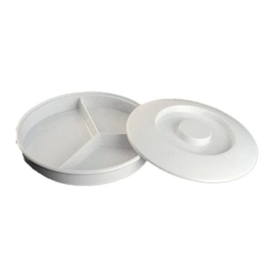 Yanco Deep Divided Server With Lid NS-608-1W is a perfect solution for your food-serving establishment. It can be used for serving fresh-baked tortillas, pies or other appetizers. Manufactured from durable and reliable melamine, this dinnerware is popular for being unbreakable and affordable at the same time. All items in the Nessico collection have a great appearance. Made in rich red color, this server will perfectly fit any establishment.