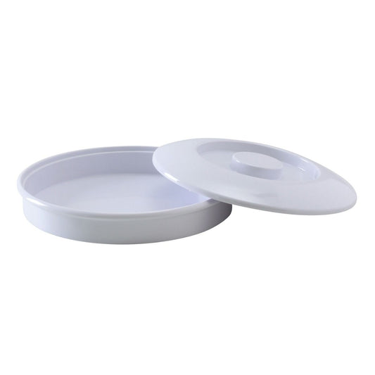 Yanco Tortilla Server With Lid NS-608W is a perfect solution for your food-serving establishment. It can be used for serving fresh-baked tortillas, pies or other appetizers. Manufactured from durable and reliable melamine, this dinnerware is popular for being unbreakable and affordable at the same time. All items in the Nessico collection have a great appearance. Made in rich white color, this server will perfectly fit any establishment.