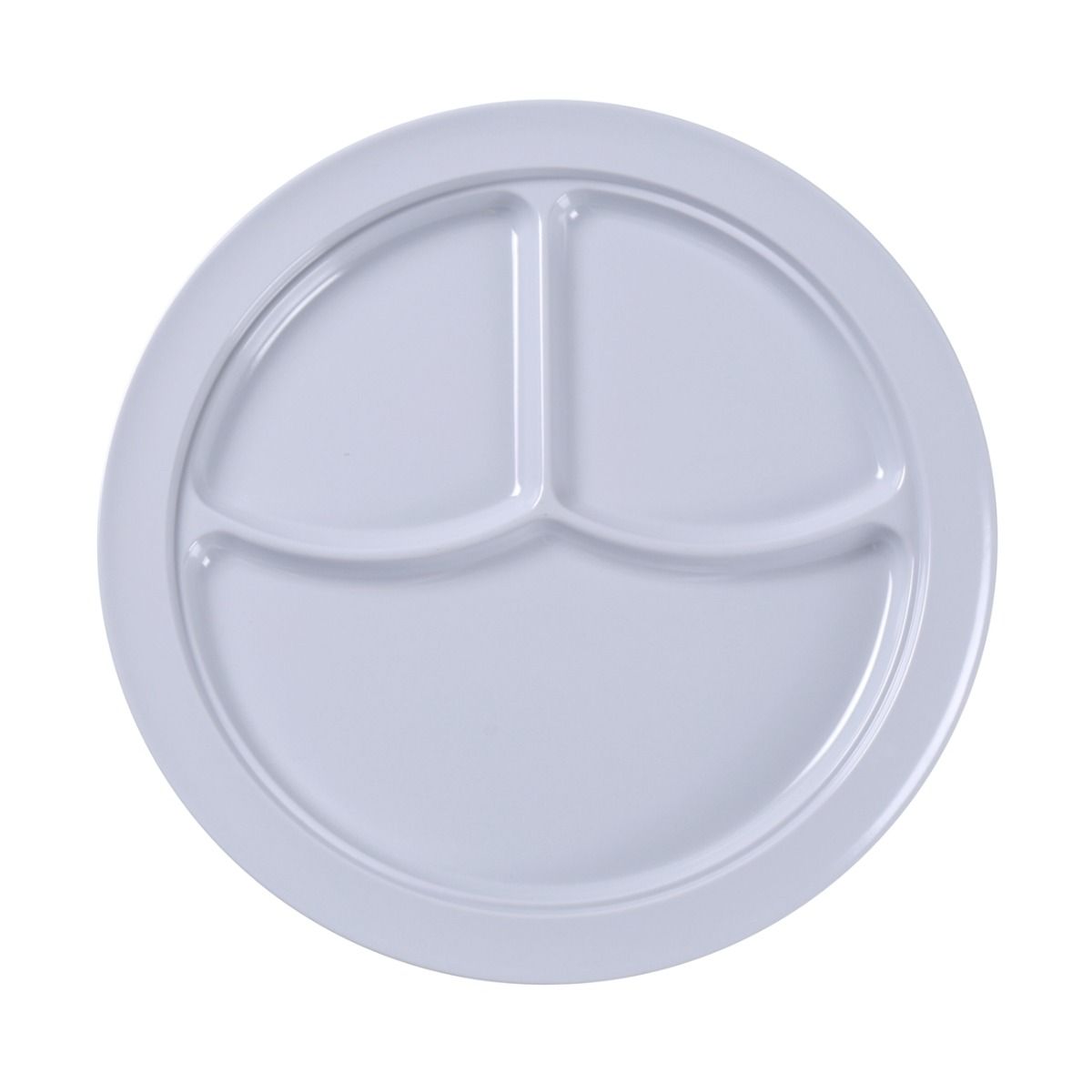 Yanco 3-Compartment Plate NS-703W It is made from durable and reliable melamine material, which makes the plate look like ceramics. You can use this stylish plate to serve any dish you want. For example, you can use it for serving salads, side dishes, sushi or hot meals. The Nessico collection has an elegant and stylish design. Performed in white color, it will perfectly fit any restaurant environment. 