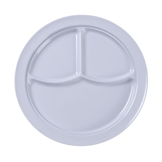 Yanco 3-Compartment Plate NS-703W It is made from durable and reliable melamine material, which makes the plate look like ceramics. You can use this stylish plate to serve any dish you want. For example, you can use it for serving salads, side dishes, sushi or hot meals. The Nessico collection has an elegant and stylish design. Performed in white color, it will perfectly fit any restaurant environment. 