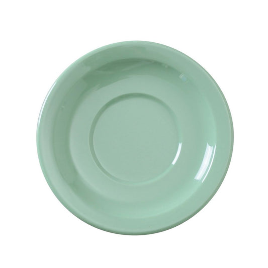 Yanco Saucer NS-9012G Nessico Melamine Green is a perfect match to Nessico melamine cups that will make your table setting complete and more sophisticated. Thanks to the durable melamine material that has an unbreakable structure, this saucer is a reliable option for your food-serving establishment. It can be used in restaurants and catered events, outdoor dining areas, diners and cafes, and even hotels and poolside parties. It can be easily cleaned in a washing machine. 