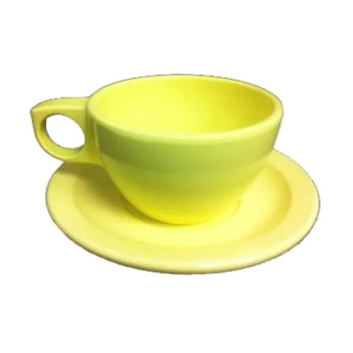 Yanco Ovide Cup NS-9015Y is a unique and affordable restaurant drinkware. Made from the long-lasting and qualitative melamine these cups look like ceramics. The material is BPA free, so it doesn't contain any harmful substances. You can serve any cold or hot drinks in these cups - coffee, tea, cocoa, etc. These cups will perfectly fit any establishment design. Performed in stylish yellow color, they will always look stylish in your cafeteria, restaurant or catering events.