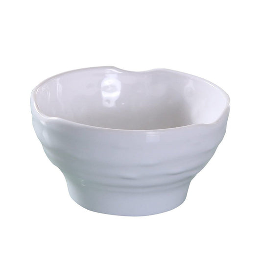 Yanco Soup Bowl OK-3706 It is made from durable and reliable melamine material, which makes the bowl look like ceramics. You can use these unique round bowls to serve such dishes like rice, soups, salads or side dishes. Thanks to the elegant Osaka collection style, the bowl will perfectly fit any food-serving establishment design. Performed in Chinese style, such melamine tableware is an ideal solution for those who choose high-quality, durable and affordable dinnerware for their place. 