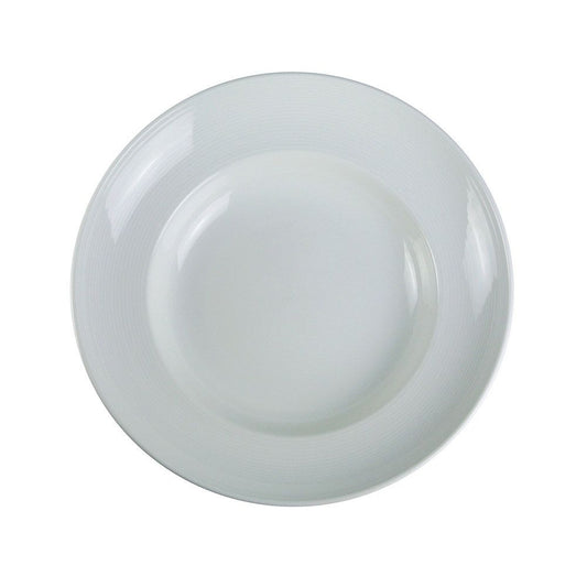 Yanco Dessert Plate PA-612 is a sophisticated choice for showcasing desserts, pasta, and soups in restaurants, cafes, and catering establishments. Featuring wide rims and a sleek curved design, this plate enhances food presentation while adding elegance to any table setting. Made from high-quality porcelain, it is built for durability and long-term use. The super white color complements any decor, making it a versatile addition to your dinnerware collection. Designed for convenience, this plate is also