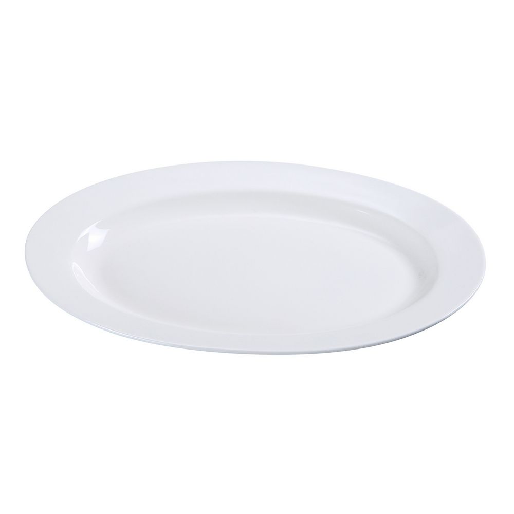Yanco Oval Platter PS-14 is perfect for serving large entrées and shareable appetizers with elegance and durability. Featuring a wide rim for easy handling, this platter provides a refined presentation while maintaining practicality for busy foodservice settings. Made from sturdy, scratch-resistant porcelain, it is designed to withstand daily use in hotels, restaurants, and banquet halls.