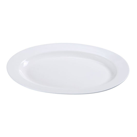 Yanco Oval Platter PS-14 is perfect for serving large entrées and shareable appetizers with elegance and durability. Featuring a wide rim for easy handling, this platter provides a refined presentation while maintaining practicality for busy foodservice settings. Made from sturdy, scratch-resistant porcelain, it is designed to withstand daily use in hotels, restaurants, and banquet halls.