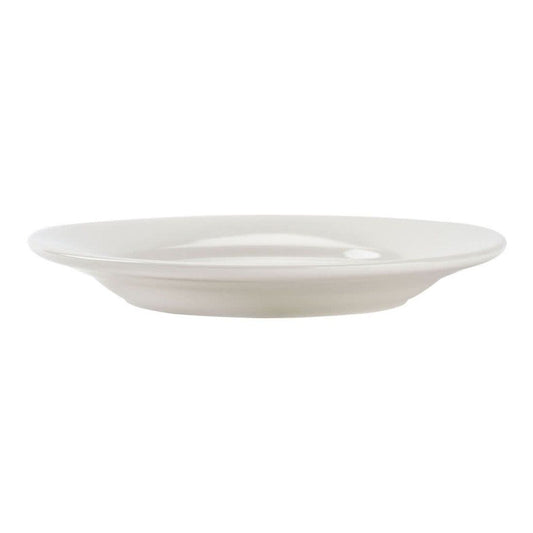 Yanco Saucer RE-36 is designed to complement the Yanco Espresso Cup RE-35, creating an elegant and functional set for any occasion. Crafted from high-quality porcelain in a classic American white finish, this saucer enhances the presentation of your coffee service while offering durability for daily use. Its sturdy construction ensures resistance to high temperatures, making it ideal for restaurants, cafés, and fine dining establishments.