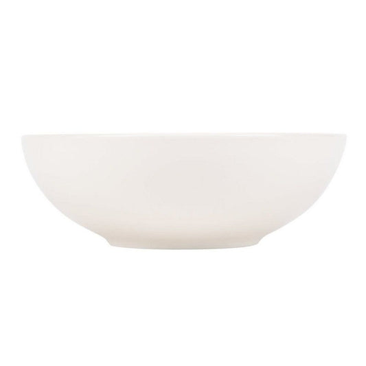 Yanco Salad/Soup/Pasta Bowl RE-80 is a versatile addition to any dining establishment, designed for serving soups, salads, and pasta dishes. With a 25-ounce capacity and a traditional round shape, this bowl provides ample space for generous portions while maintaining an elegant presentation. Its smooth American white surface enhances the visual appeal of your dishes, making it an ideal choice for restaurants, hotels, and catering services. Crafted from durable porcelain, this bowl is resistant to scratch.