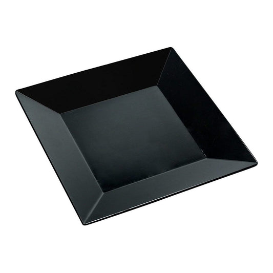 Yanco Square Plate RM-108BK combines durability with modern elegance, making it an excellent choice for professional food service settings. Measuring 8 inches, this melamine plate offers the look of ceramic while being resistant to chipping and breakage. Its deep black finish enhances food presentation, making it perfect for serving salads, appetizers, side dishes, and hot meals. 