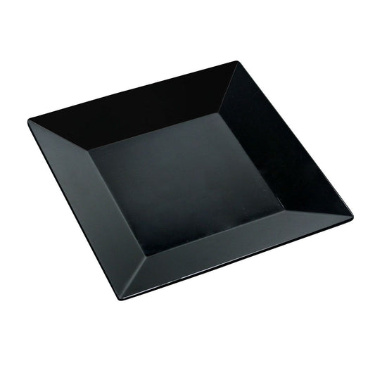 Yanco Square Plate RM-112BK is a stylish and durable addition to any dining setting. Measuring 12 inches, this melamine plate replicates the look of ceramic while offering superior durability, making it an excellent choice for high-traffic restaurants, catered events, and hospitality venues. Its sleek black color enhances food presentation, adding a modern touch to any cuisine, from Italian to Japanese or American. 