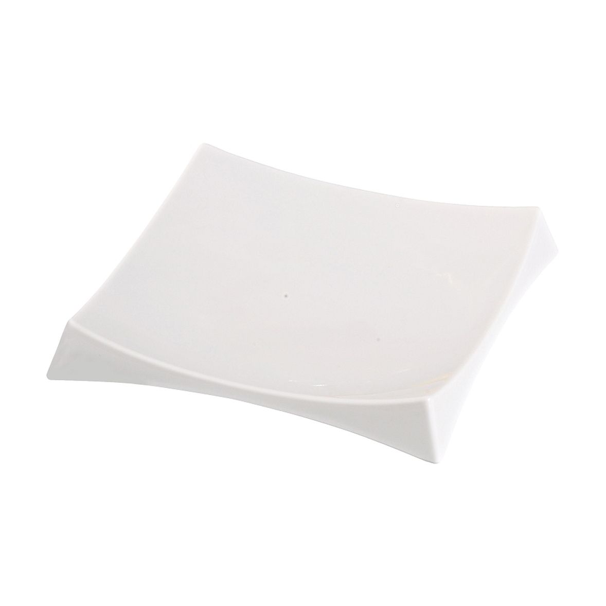Yanco Square Sushi Plate With Foot RM-4209 is a stylish and durable addition to any restaurant or catering setting. Measuring 8.5 inches, this square footed plate is perfect for serving sushi, appetizers, side dishes, and hot meals. Crafted from high-quality melamine, it mimics the look of ceramic while offering superior durability, making it resistant to chips, stains, and breakage. 