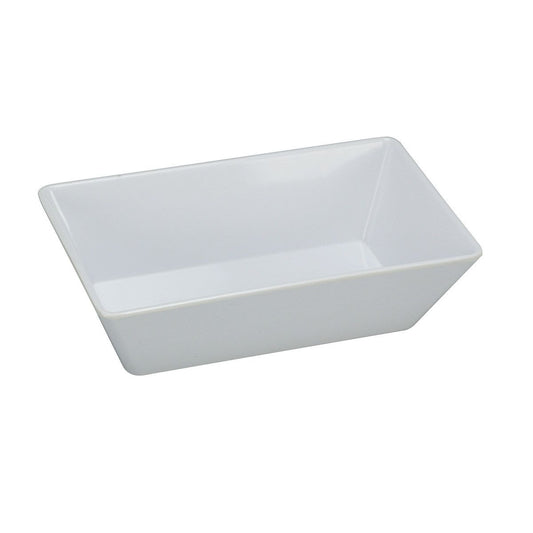 Yanco Rectangular Tray RM-610 is a durable and stylish serving solution, perfect for restaurants, catering services, and hospitality venues. Measuring 9.75" x 5.88" x 2.5", this rectangular tray features an elegant scalloped edge and a glossy finish, enhancing food presentation. Made from high-quality melamine, it offers the look of ceramic while being lightweight, shatter-resistant, and built for frequent use. 