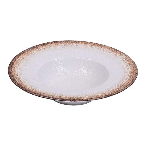 Yanco Dessert/Soup Plate RO-909 is crafted from high-quality porcelain, providing a durable and elegant option for serving soups, desserts, salads, and pasta. Its smooth glazed finish and crisp white design enhance any table setting, making it ideal for fine-dining restaurants, catered events, outdoor dining, and hotels. With a 10-ounce capacity, this plate offers the perfect balance of style and functionality. Designed for convenience, it is dishwasher, oven, and microwave safe. 