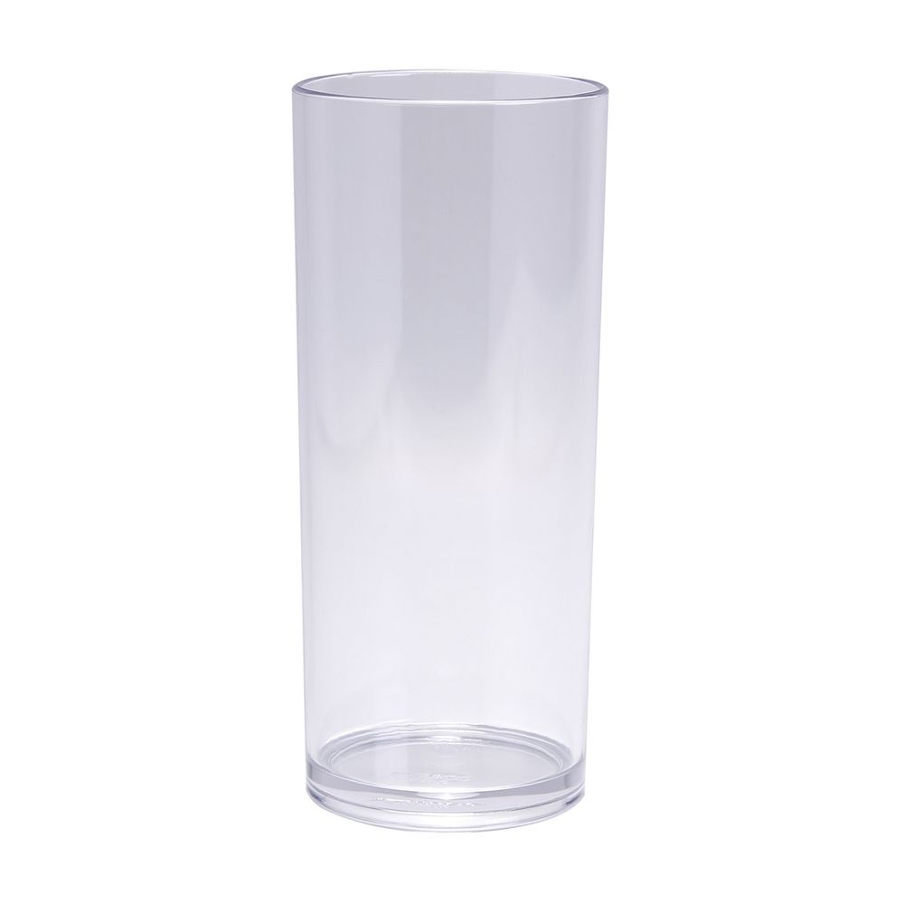Yanco Collins Glass SM-14-C is a stylish and durable choice for serving cocktails and mixed drinks. Made from high-quality SAN plastic, this 14 oz glass offers exceptional clarity while being impact-resistant, making it perfect for high-traffic environments such as bars, restaurants, and catered events. With a sleek 2.5-inch diameter and a 7-inch height, it provides an elegant yet practical presentation. 