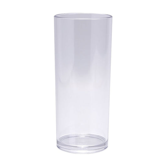 Yanco Collins Glass SM-14-C is a stylish and durable choice for serving cocktails and mixed drinks. Made from high-quality SAN plastic, this 14 oz glass offers exceptional clarity while being impact-resistant, making it perfect for high-traffic environments such as bars, restaurants, and catered events. With a sleek 2.5-inch diameter and a 7-inch height, it provides an elegant yet practical presentation. 