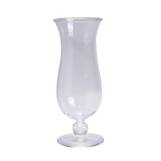 Yanco Hurricane Glass SM-16-R is a stylish and durable choice for serving tropical cocktails, iced teas, and other refreshing beverages. Made from high-quality SAN plastic, this 16 oz glass offers the clarity of traditional glassware while being impact-resistant, making it perfect for high-traffic environments such as bars, restaurants, and outdoor events. With a sleek 3.33-inch diameter and an 8-inch height, it provides an elegant presentation while ensuring long-lasting durability. 
