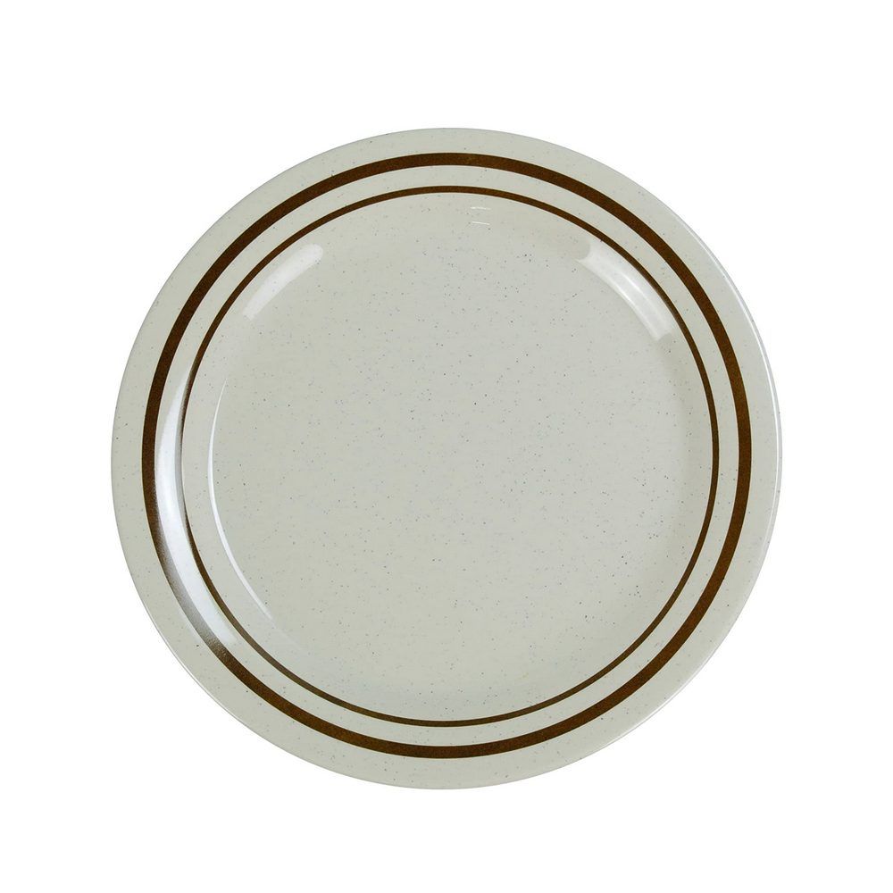 Yanco Round Dinner Plate SS-109 is a stylish and durable addition to any dining setup. With a 9-inch diameter, this round plate is perfect for serving main courses, sushi, salads, or hot meals. Crafted from high-quality melamine, it offers the appearance of ceramic while ensuring long-lasting durability, making it ideal for restaurants, catering services, and home dining. 