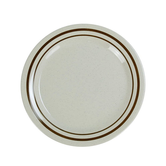 Yanco Round Dinner Plate SS-109 is a stylish and durable addition to any dining setup. With a 9-inch diameter, this round plate is perfect for serving main courses, sushi, salads, or hot meals. Crafted from high-quality melamine, it offers the appearance of ceramic while ensuring long-lasting durability, making it ideal for restaurants, catering services, and home dining. 