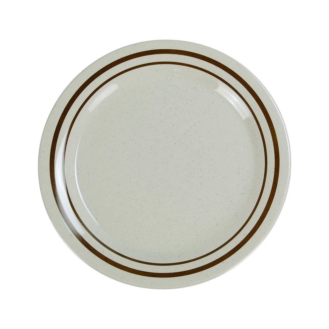 Yanco Round Dinner Plate SS-110 is a versatile and durable choice for any dining setting. With a 10-inch diameter, this round plate is ideal for serving main courses, sushi, salads, or hot meals. Crafted from high-quality melamine, it replicates the elegant look of ceramic while offering enhanced durability, making it perfect for restaurants, catering services, and home use. 