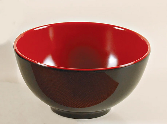 Yanco Nanjing Bowl CR-3004 the perfect addition to any dining set! This bowl is made from durable melamine and can hold up to 8 ounces of your favorite soup, cereal or snack. With a sleek black exterior and vibrant red interior, this bowl is sure to add a pop of color and style to your table setting. Measuring 4-1/2 inches in diameter and 2 inches in height, this round bowl is the ideal size for individual servings. And with its dishwasher-safe design, cleanup is a breeze.
