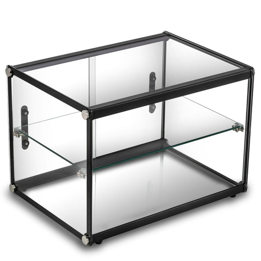 Marchia SA65 22-inch dry straight glass countertop bakery display case with rear access for showcasing baked goods in bakeries cafes and foodservice counters