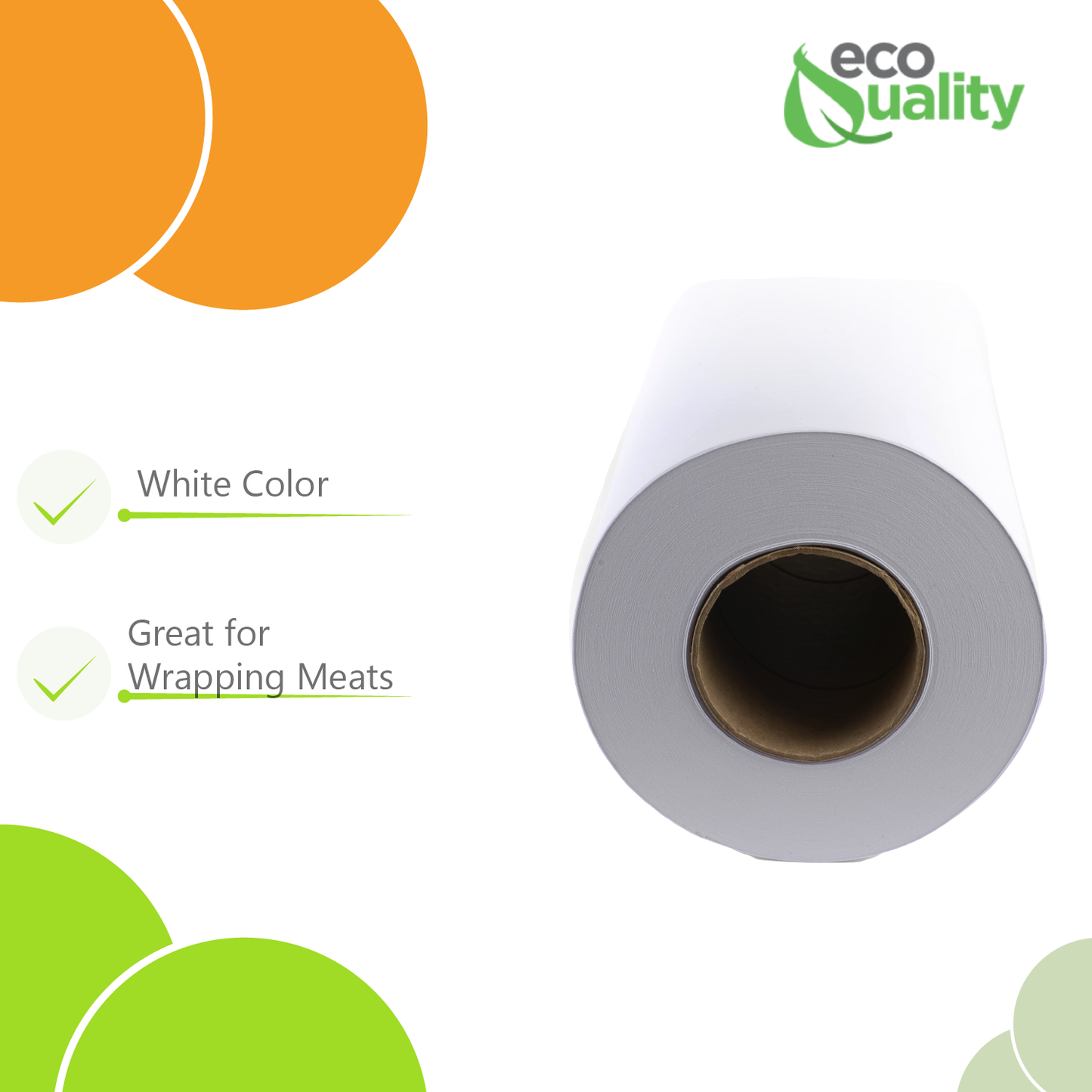 MG24 White Butcher Food Paper Roll 24 x 1000