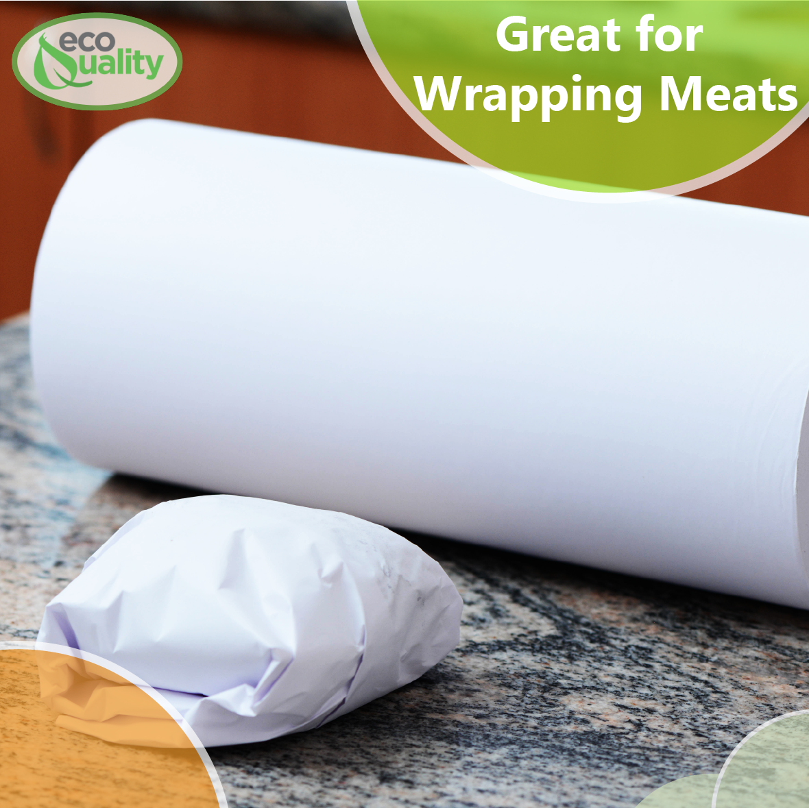 MG15 White Butcher Food Paper Roll 15 x 1000