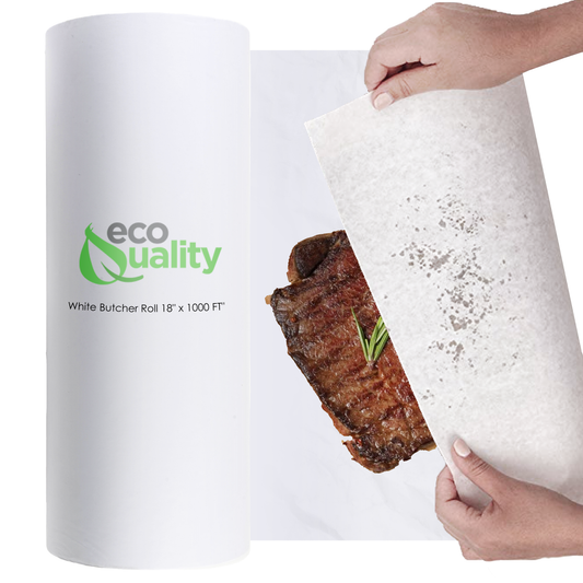 MG18 White Butcher Food Paper Roll 18 x 1000