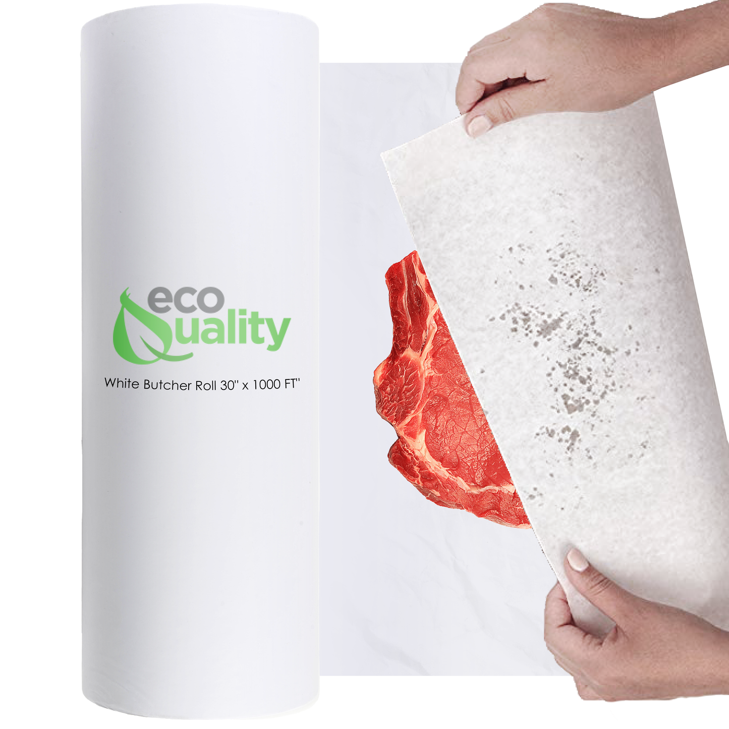 MG30 White Butcher Food Paper Roll 30"x 1000"