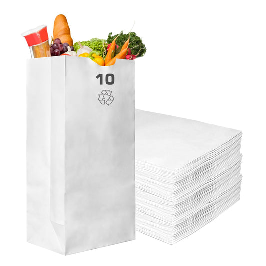 disposable bag White Paper Bags white Paper Shopping Bags foldable paper bag catering bags white kraft paper bag 1 pound candy bag snack bag gift bags DIY Bags arts and craft Sandwich Bag white paper bag party favor bag lunch bag togo bag takeout bag Restaurant supplies paper bakery bags Kraft Paper Bags kraft grocery bags supermarket Household Supplies hero bread tall long paper bag 10 pound