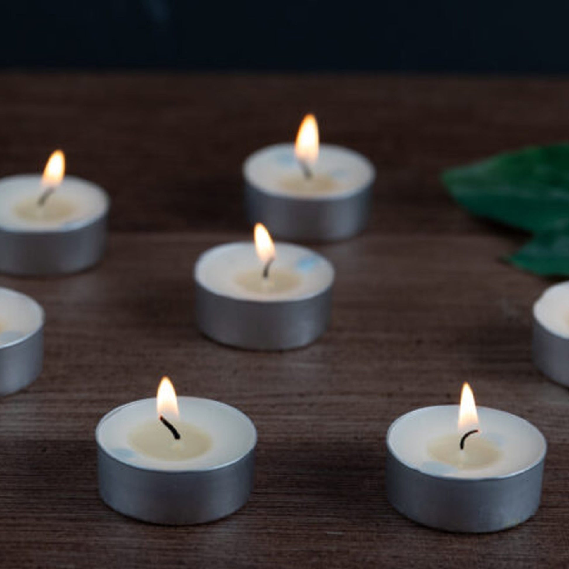 Unscented Mini Tea Lights Candles
