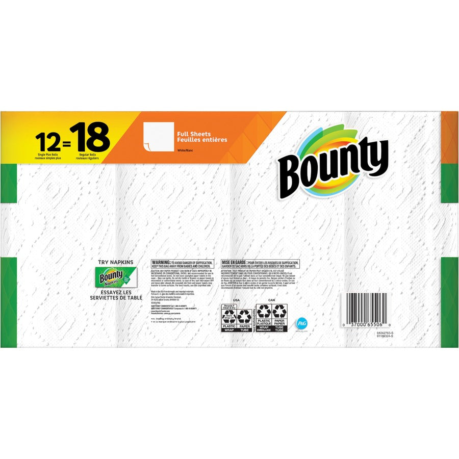 2x more absorbent  Bounty Kitchen Roll Paper Towels  WHITE PAPER TOWELS  Restaurant supplies  paper towel rolls  kitchen supplies  Household Supplies  full sheet heavy duty  Absorbent Perforated Paper Towels  48 sheets per roll  2-Ply  12 Rolls