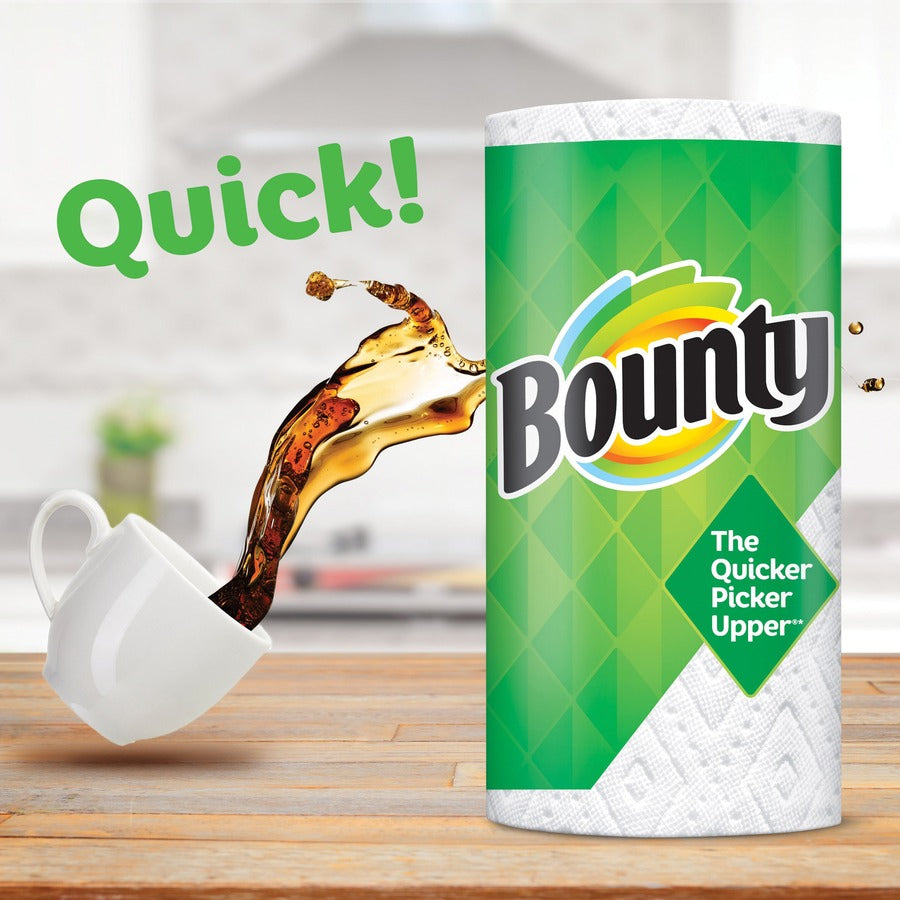 2x more absorbent  Bounty Kitchen Roll Paper Towels  WHITE PAPER TOWELS  Restaurant supplies  paper towel rolls  kitchen supplies  Household Supplies  full sheet heavy duty  Absorbent Perforated Paper Towels  48 sheets per roll  2-Ply  12 Rolls