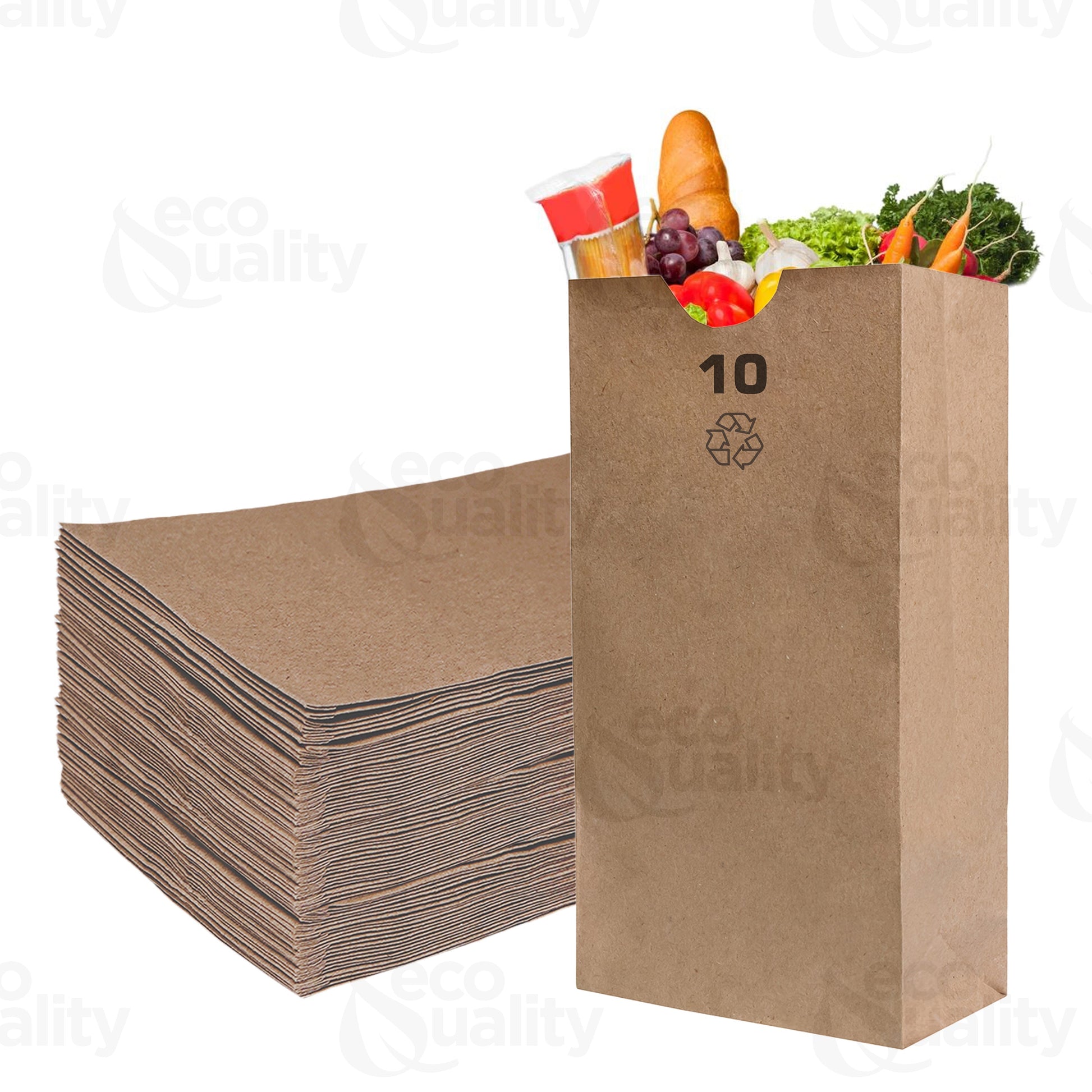 10 pound 10lb disposable bag brown Shopping Bags foldable catering kraft paper candy snack gift DIY arts and craft Sandwich Easy to Brand Stampable Stickable party favor lunch bag togo takeout Restaurant supplies grocery Household Supplies compostable ecofriendly product affordable bulk economical commercial wholesale