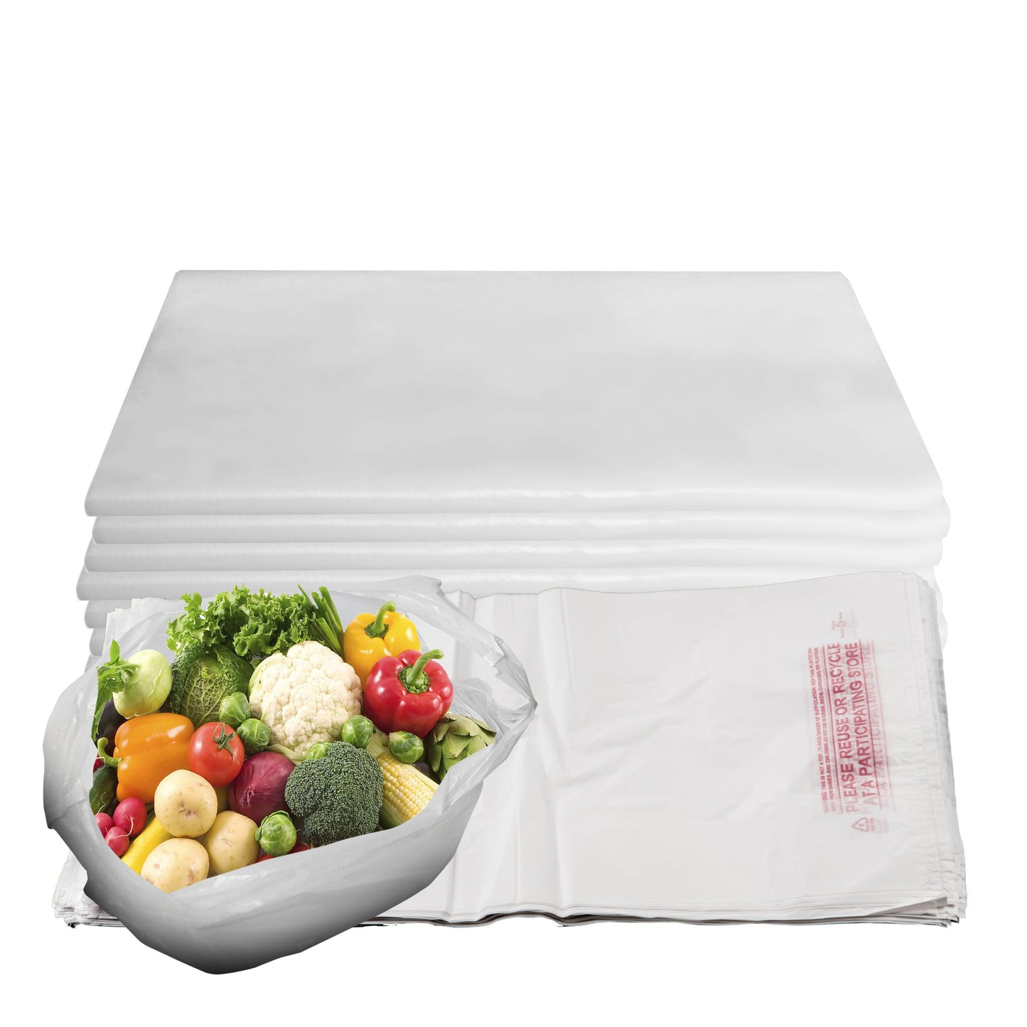 T-Shirt Shoppings Poly Plastic Bags retail togo takeout restaurant merchandise gift small medium large sturdy heavy duty strong white wholesale bulk economical industry commercial thank you flower 1/6 recyclable reusable have a nice day whole sale ecoquality 1/10