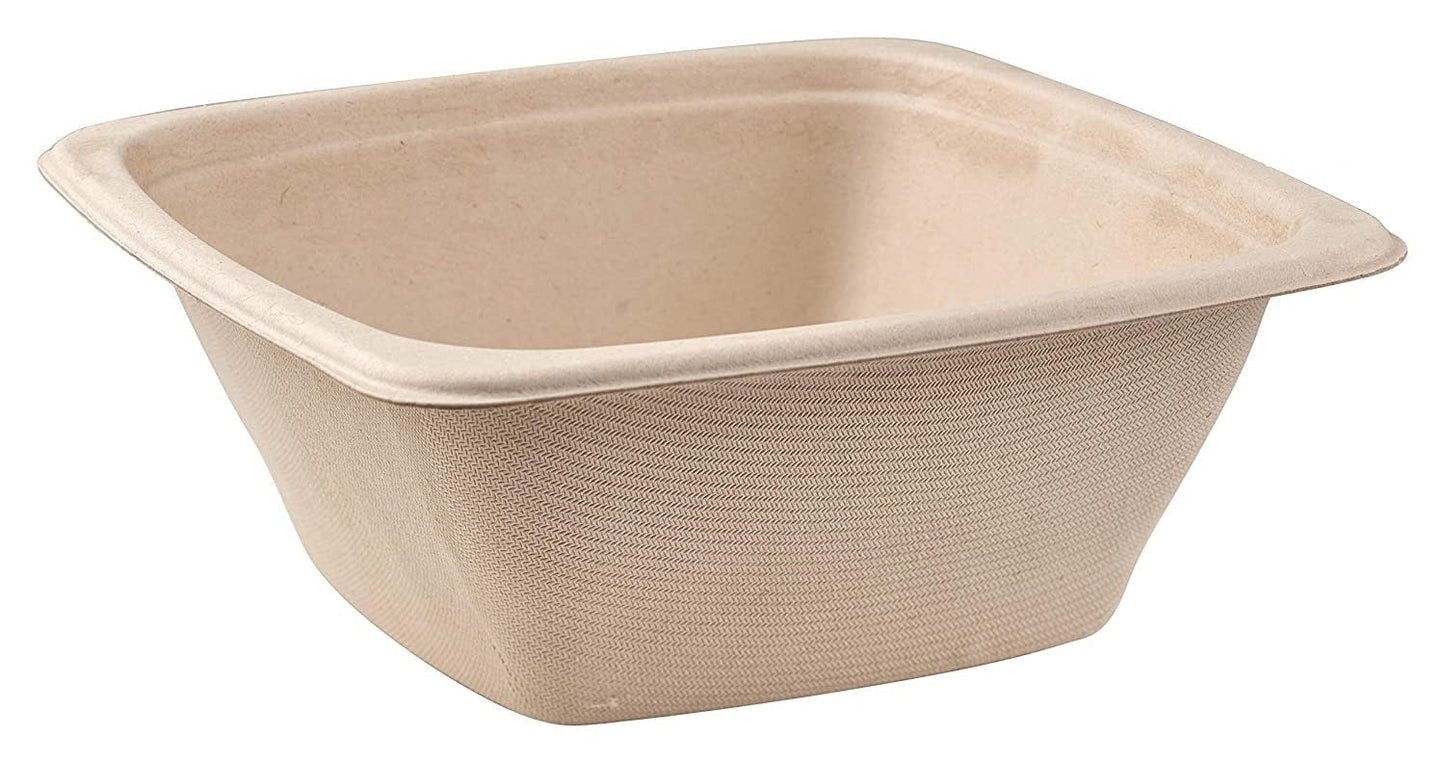 42oz Eco Friendly Disposable Square Bowls Compostable Container