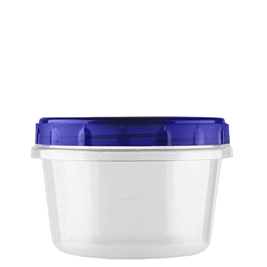 16oz Twist Top Storage Deli Containers BPA-Free, Reusable Airtight Plastic Food Storage Leak Proof Canisters