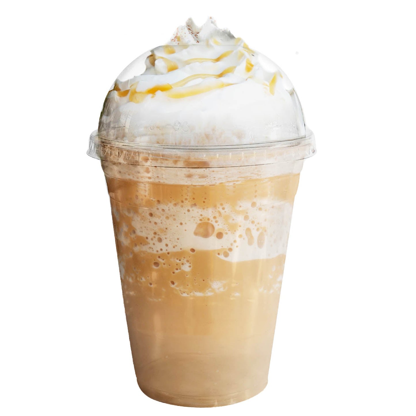 24oz Disposable Pet Clear Plastic Smoothie Cups with Clear Dome Lids