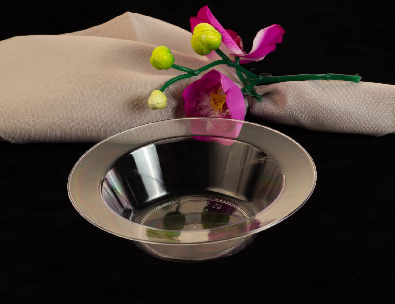 Plastic Party Bowls Household Supplies Disposable Plastic Bowls Bbq plates fancy disposable bowls heavy duty plates classic elegant sturdy bowls reusable wedding dinner salad dessert bowls catering high quality birthday anniversary