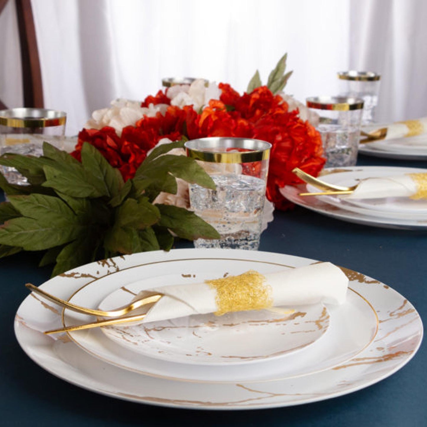 Plastic Party Plates Household Supplies Disposable Plastic Plates Bbq plates fancy disposable plates heavy duty plates classic elegant sturdy plates reusable wedding dinner salad dessert plates catering high quality birthday anniversary plating