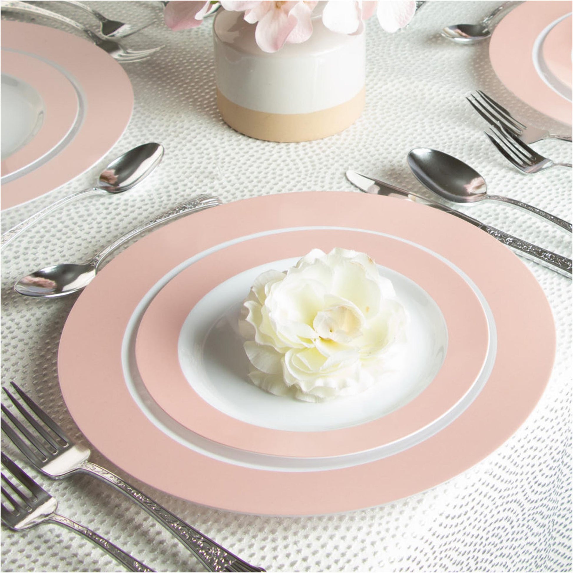 Plastic Party Plates Household Supplies Disposable Plastic Plates Bbq plates fancy disposable plates heavy duty plates classic elegant sturdy plates reusable wedding dinner salad dessert plates catering high quality birthday anniversary plating