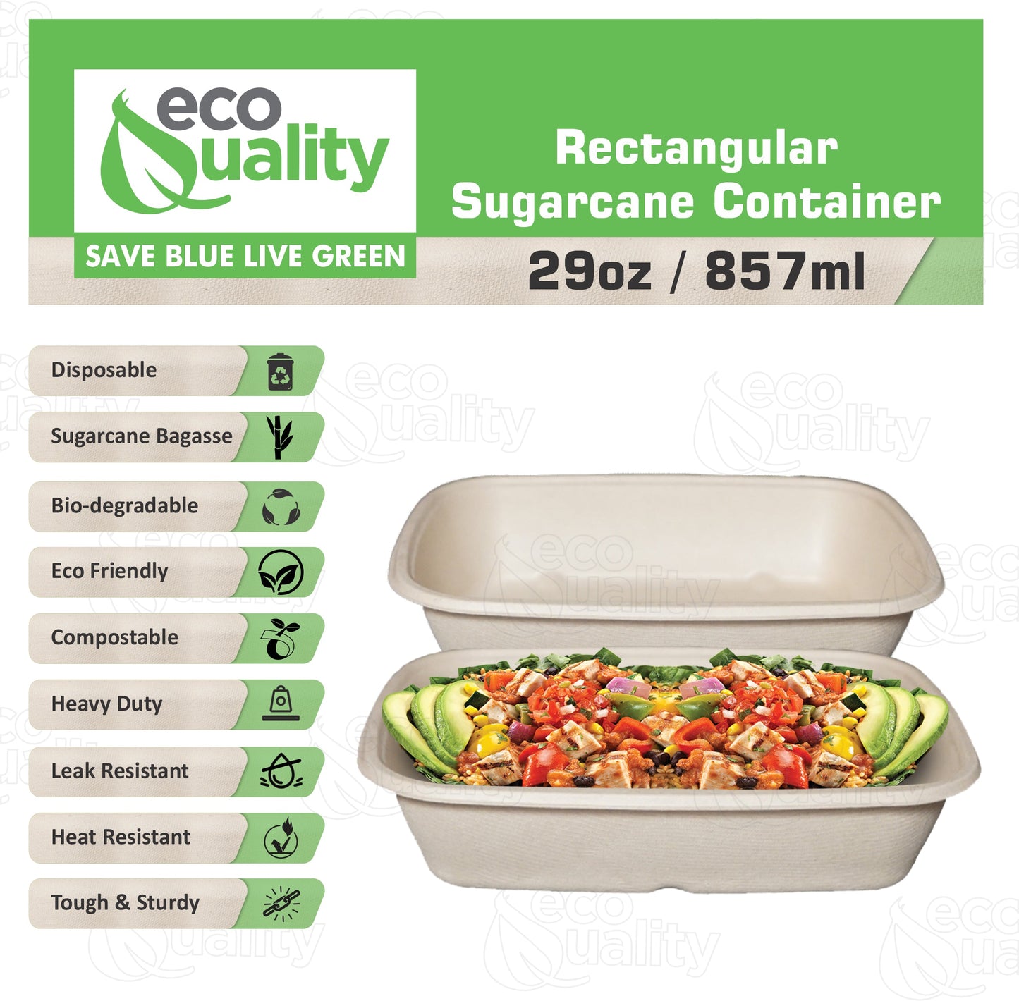 Compostable Sugarcane Fiber Bowl, eco-friendly food storage, sustainable, compostable, oblong bowl made from sugarcane fiber, compostable food storage, Biodegradable, Disposable