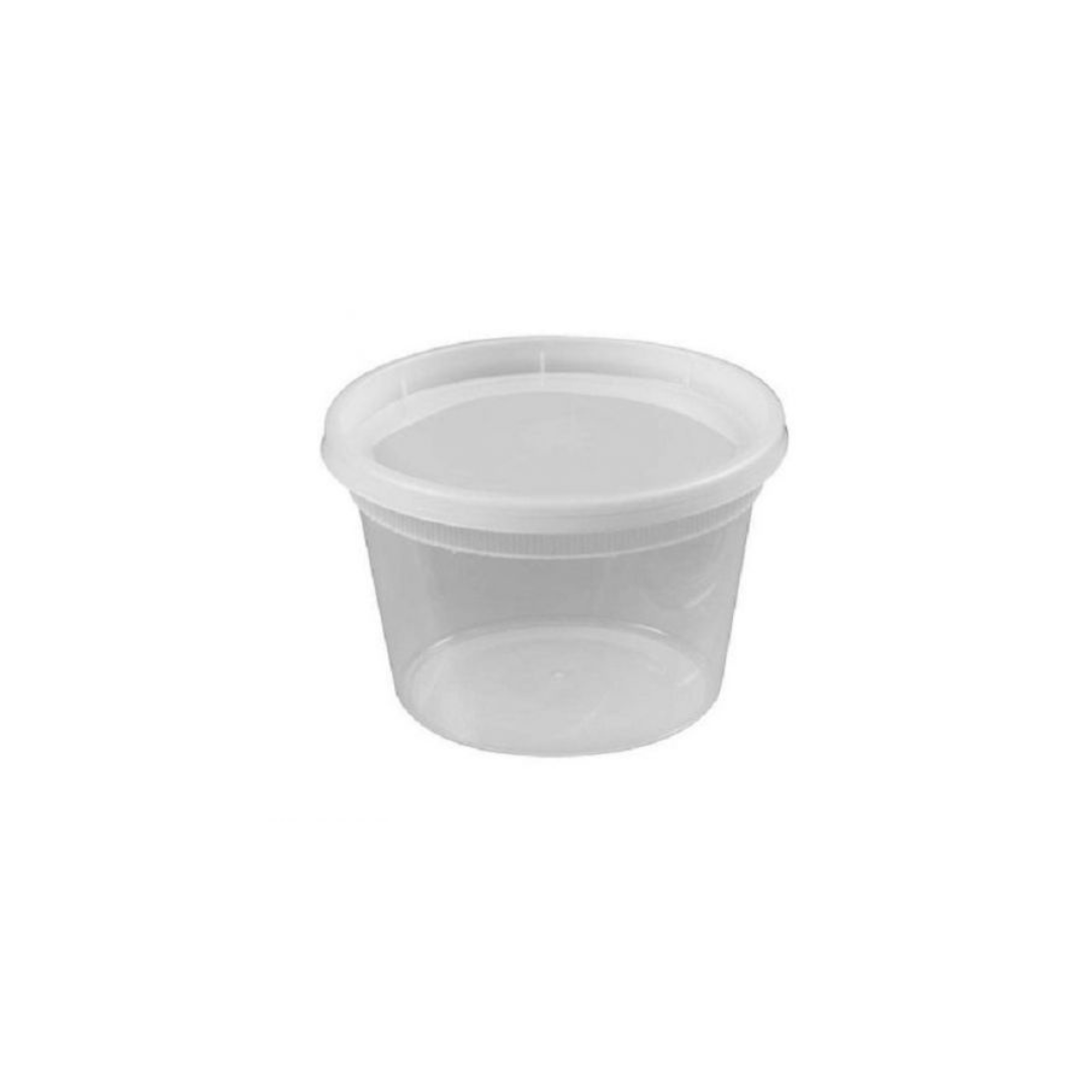 To Go Takeout Clear Round Containers Plastic Deli Soup Lunch Salad Snacks Treats Food Storage Meal Prep Heavy Duty Leak Spill Proof Free Translucent carryout Microwave Dishwasher  Safe & Air Tight Lids BPA Free Stackable Recyclable slime  arts and craft affordable bulk economical commercial wholesale Grocery Convenience Supermarket Bodega Store Restaurant Household Supplies nyc 16oz 16 ounces