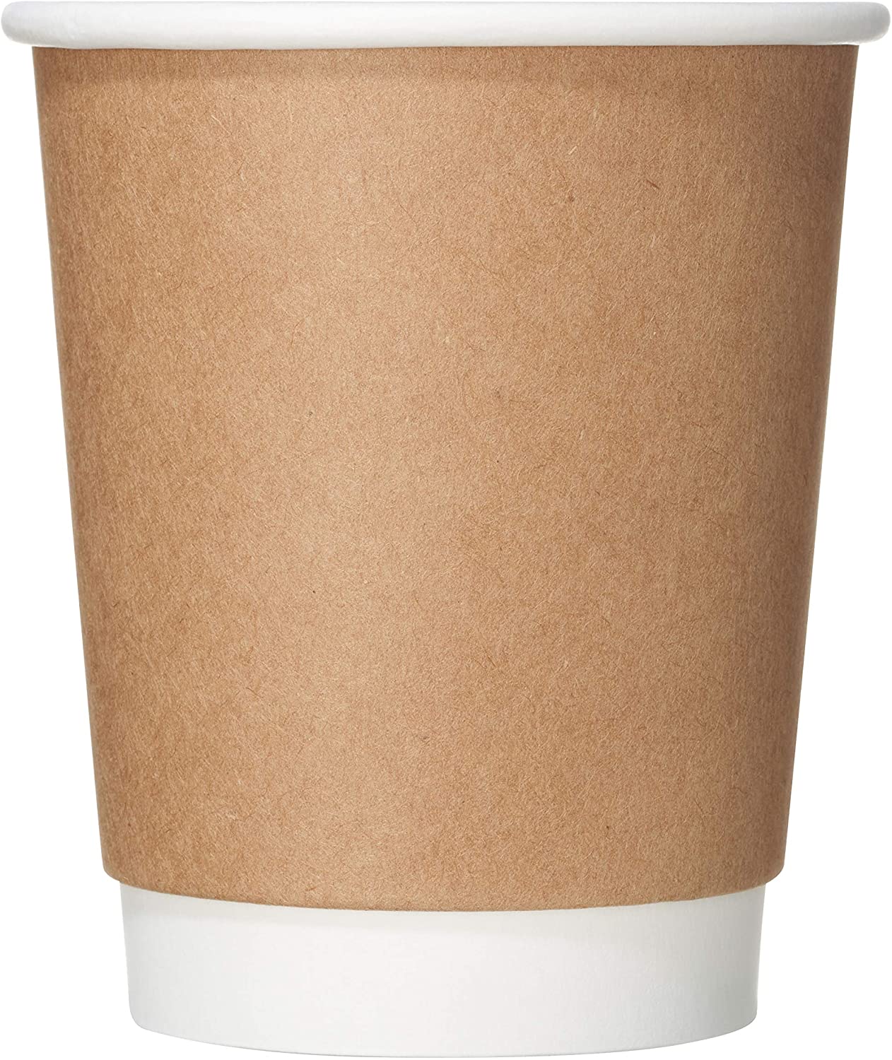 Disposable Paper Hot Cups - Double Wall Paper Coffee Cups (8oz, 12oz, 16oz)
