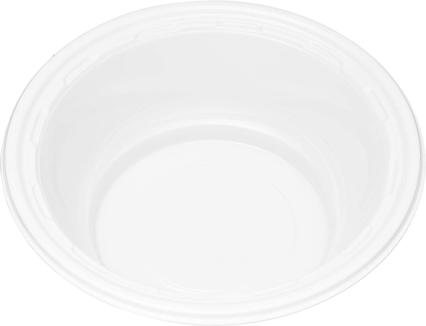 White Plastic High Impact Disposable Plastic Bowl (6oz,12oz)