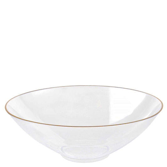 disposable bowls dinner clear plastic elegant tableware dinneware serveware china like salad bowl dessert bowl 16oz 16 ounce