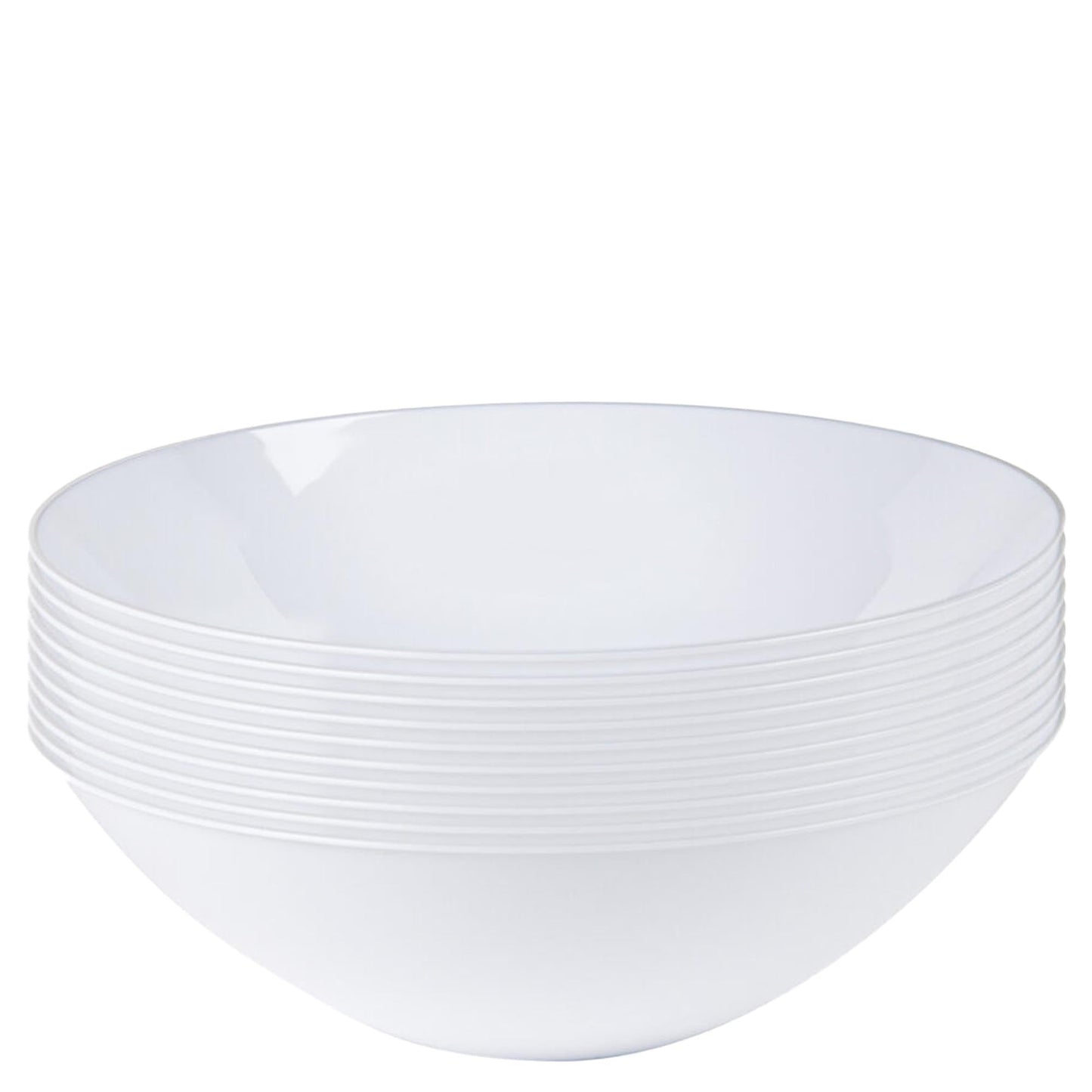 disposable bowls dinner clear plastic elegant tableware dinneware serveware china like salad bowl dessert bowl 16oz 16 ounce