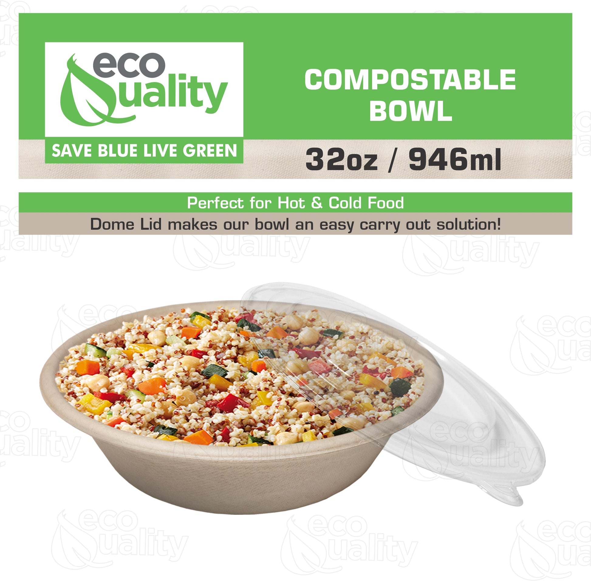 kraftbowl disposableproducts Microwavesafe LeakResistant bowl soupbowl Biodegradable Bowls sugarcane bowl ice cream bowl disposable bowl heavyduty bowl zerowaste ecofriendly plasticfree 24 ounces 24 oz breakfast bowl dinner bowl lunch bowl poke bowl with dome lid acai bowl 